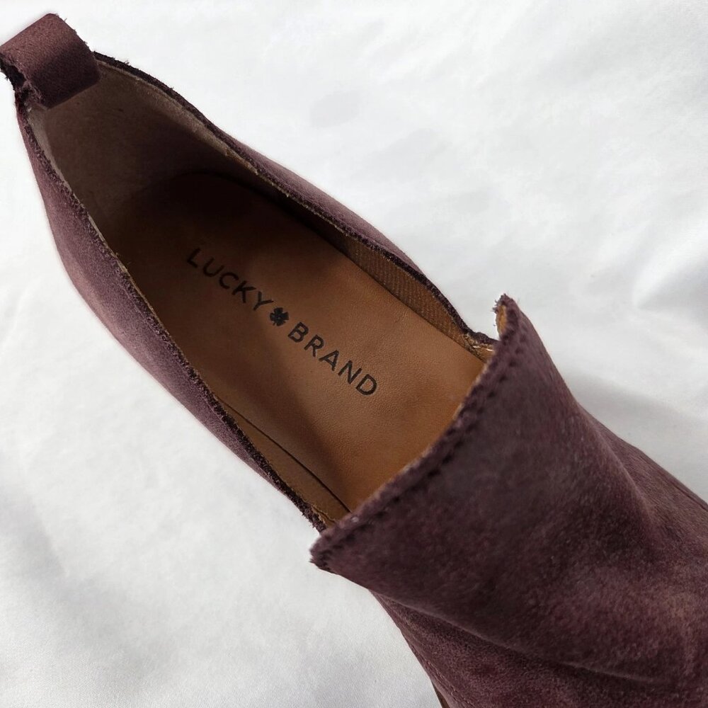 Lucky Brand Women's Size 6.5 Mahzan Suede Loafers - Picture 8 of 10